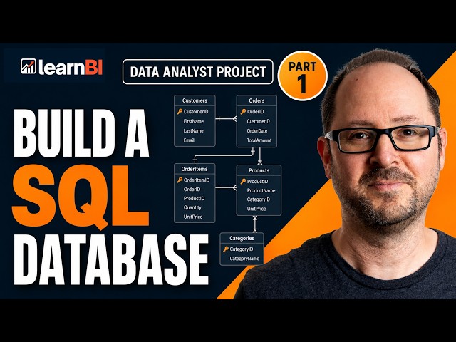 SQL Database Design Tutorial for Beginners | Data Analyst Portfolio Project (1/3)