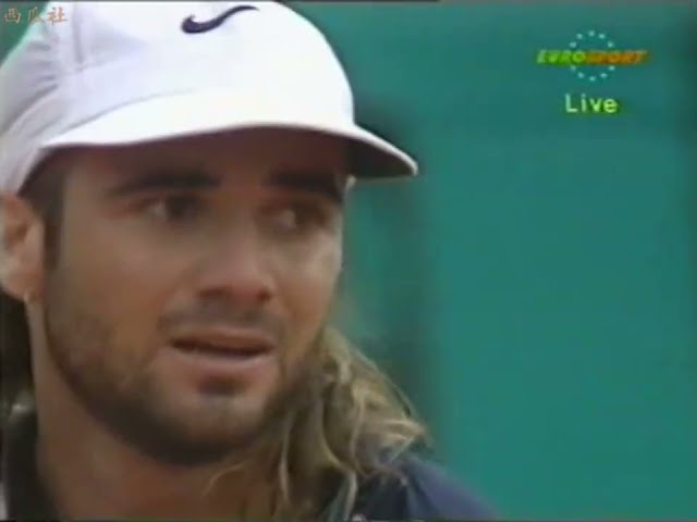Thomas Muster vs Andre Agassi 1994 RG R2 Highlights