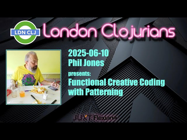 Functional Creative Coding with Patterning (by Phil Jones)