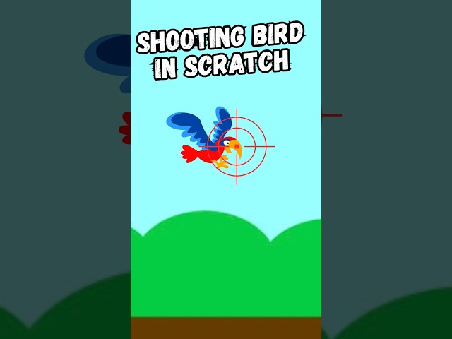 How to Code Shooting Bird in Scratch # #coding #scratch
