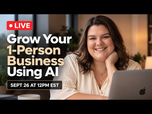 Grow Your 1-Person Business Using AI