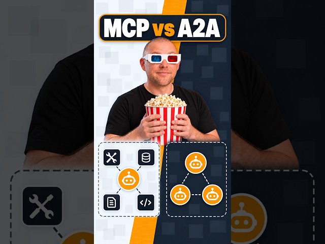 MCP vs A2A Explained in 30 Seconds (with Movies) 🎬