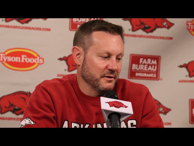 Arkansas coach Ryan Silverfield Monday Press Conference: Georgia Week