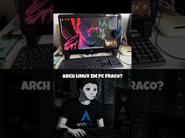 Esse ambiente gráfico fez meu Arch Linux VOAR em PC fraco 😳