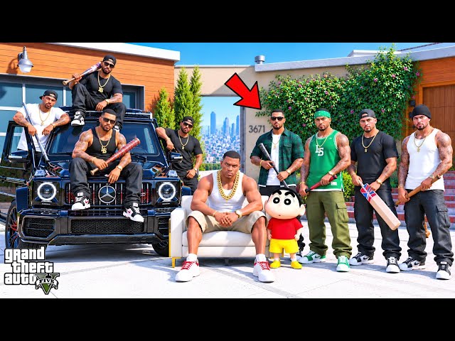 Franklin Created His Own Gang or Add Members in GTA V
