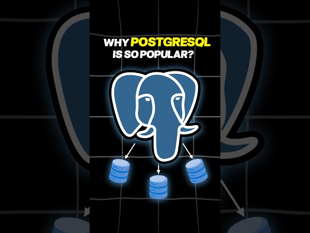 Why PostgreSQL Is So Popular   #coding #systemdesign #softwaredevelopment