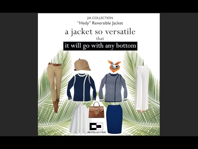 Hedy reversible knit jacket - Jia Collection