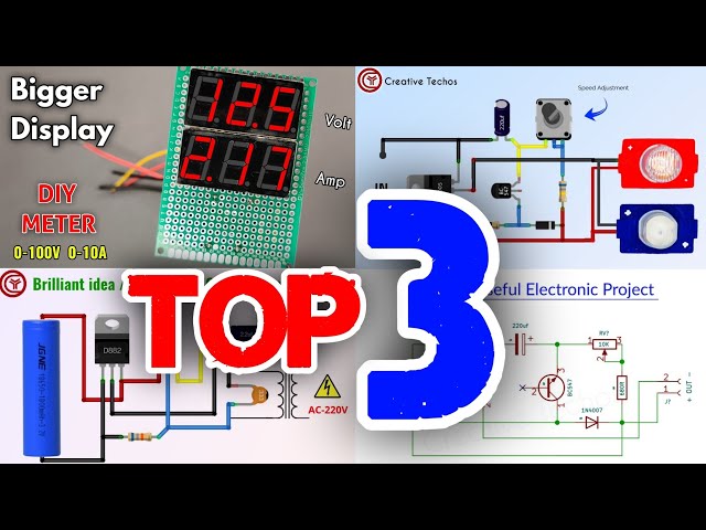 Top 3 helpful Electronics Projects for Beginners