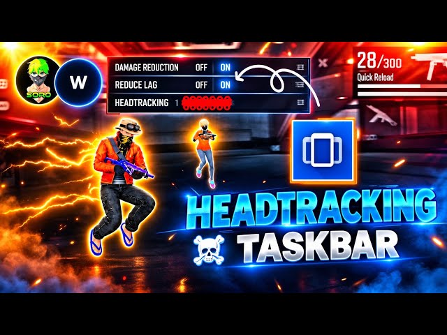 😱Increase your HEADSHOT in free fire with TASKBAR & DEVELOPER OPTIONS setting (No HACK 100% Working)