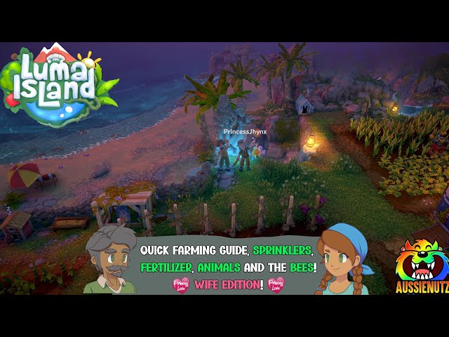 Luma island farm guide, fertilizer, bees, animals, trees #lumaisland