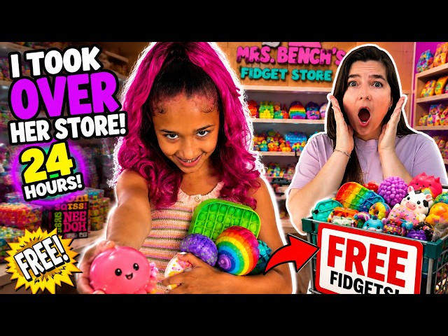 Londyn Took Over Mrs. Bench’s Fidget Store for 24 HOURS! *BAD IDEA*