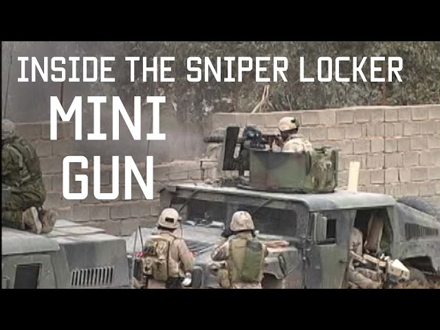 Special Forces Sniper shows off a Minigun |  Sniper Locker | Tactical Rifleman