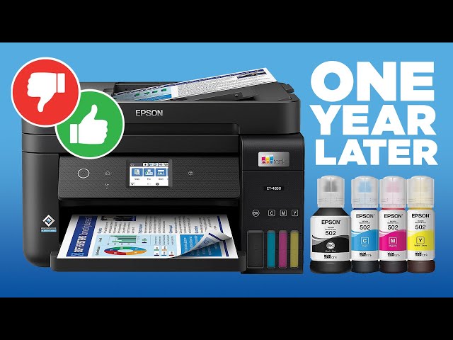 Epson EcoTank Printers: ONE YEAR LATER - My honest review...