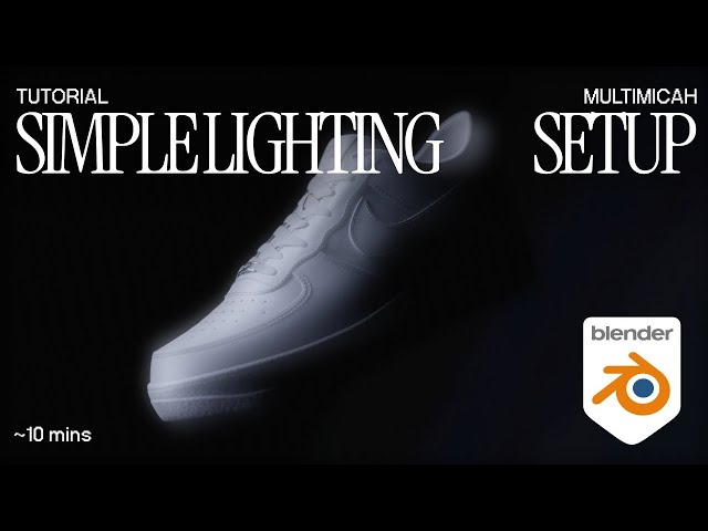 simple but effective lighting setup - blender tutorial 4.0