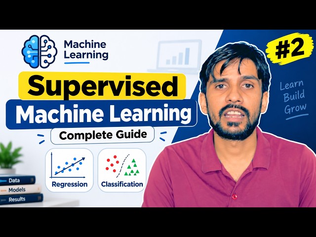 Supervised Machine Learning — Complete Guide @HaiderWithCode