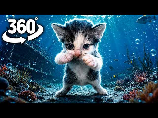 Scuba Cat Movie Collection | ScubaCat memes | 360° VR