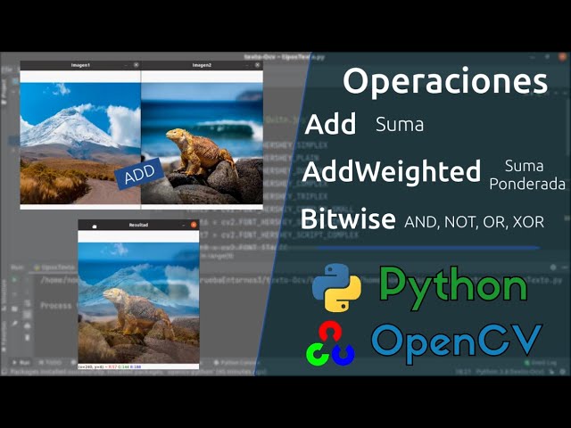 Image Operations Addition and Bitwise | OpenCV | Python