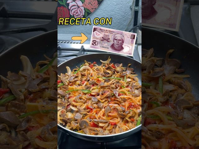 ✅RECETA con $50 PESOS fácil y económica #shorts #shortsviral #parati