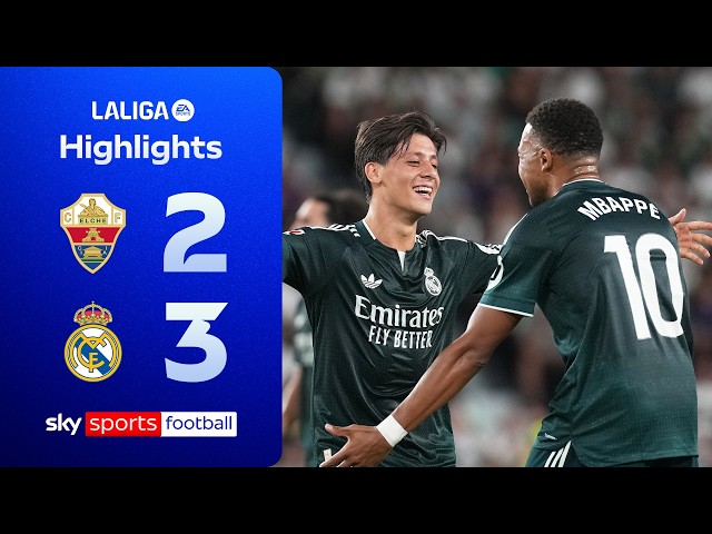 Guler free-kick stunner before last-gasp winner! 🔥 | Elche 2-3 Real Madrid | LaLiga Highlights