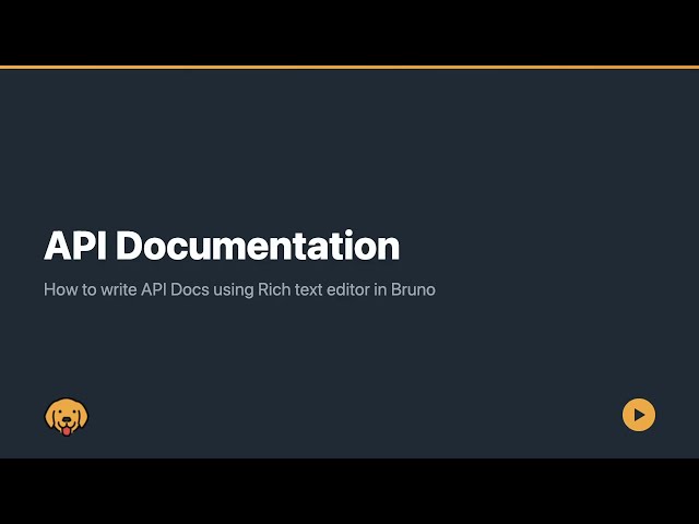 How to Write API Documentation in Bruno with Rich Text Editor | API Documentation