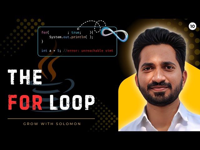 Java For Loop Explained in Depth | Initialization, Condition, Updation & Infinite Loop
