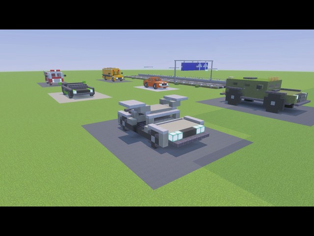 Minecraft GTA V Deluxo Tutorial | Silver Gullwing Car Step by Step
