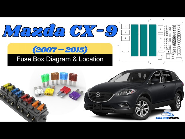 Fuse Box Location & Diagrams: Mazda CX-9 (2007 – 2015) Owner's Manual