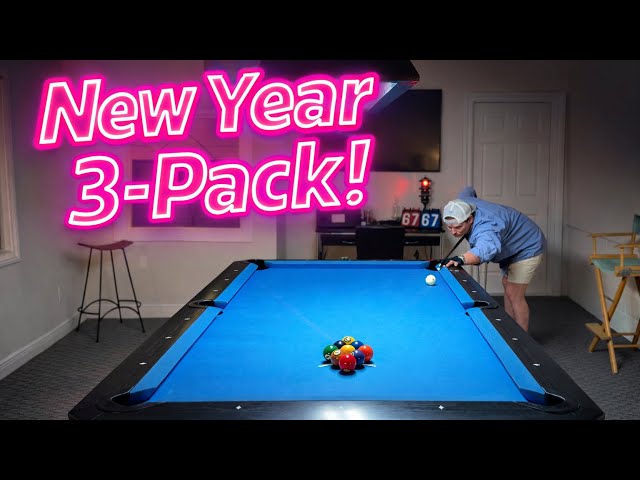 Running a 3-Pack in 9 Ball!