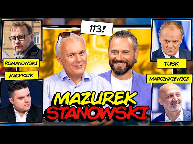 ROMANOWSKI W NADDNIESTRZU, WAŁKI NA POWODZI, TUSK NA RANCZU, A BEREK W TRYBUNALE | MAZUREK&STANOWSKI