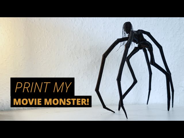 I Turned My Short Film Monster into a 3D Print