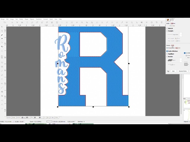 Part I Knockout stitch embird applique tutorial
