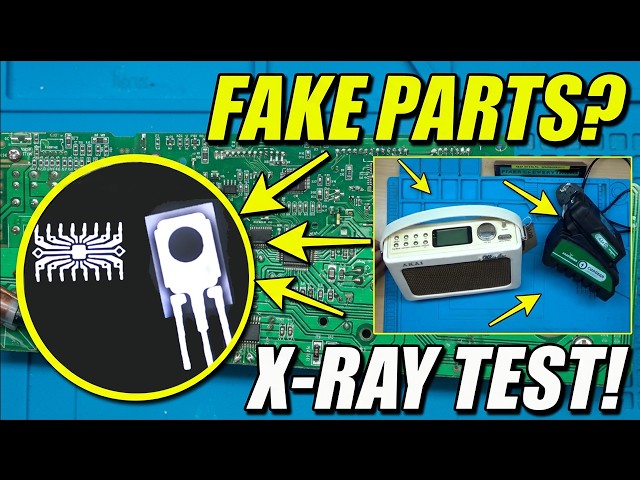 I Used an X-Ray To See If Parts Were Fake | Akai Radio And Hawksmoor Charger Repair!