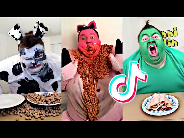 Johnni Riddlin Eating like Animals Tiktok Compilation