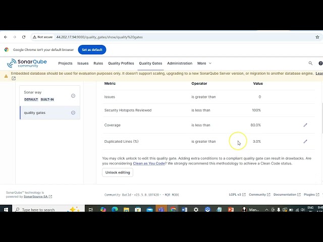 "Create and Customize Quality Gates in SonarQube | DevOps Must-Know!"