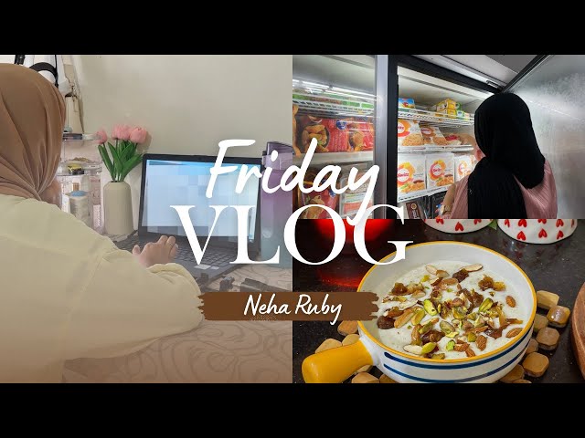 A Friday In My Life 🌷( Talbina, Studying, Friends, Shopping)