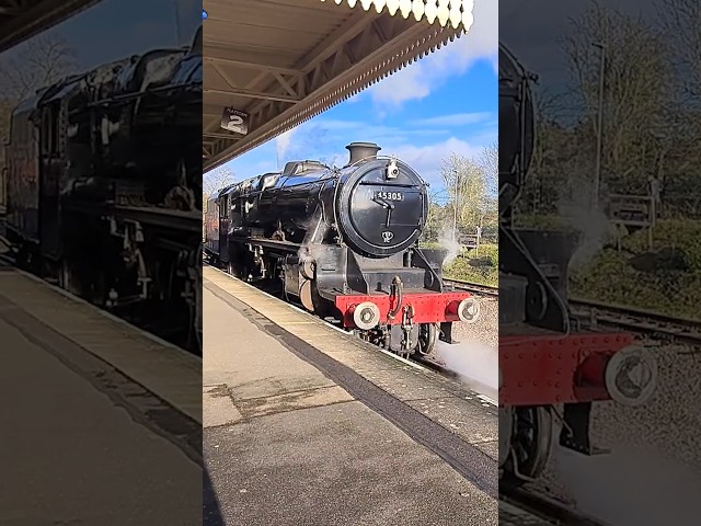 LMS Black 5 No.45305 "Alderman A E Draper" at the Great Central Railway #train #steam #railway