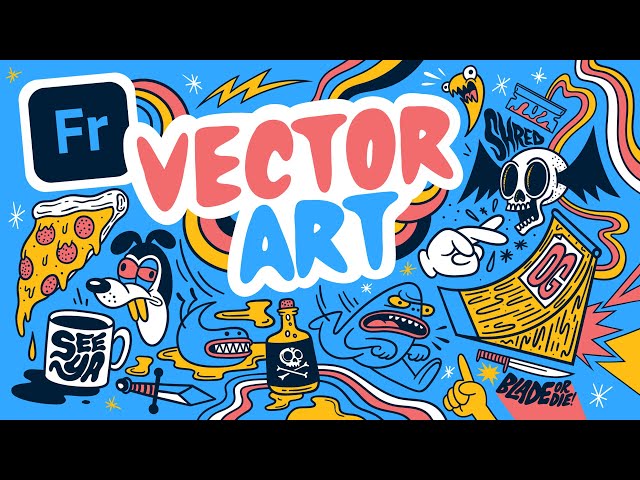 How To Make Vector Art on Your iPad! From Sketch to Finished Products.