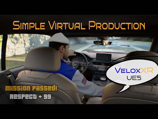 Virtual production showcase.  Used Velox XR tools + Unreal Engine5