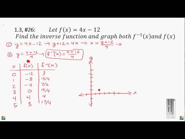 Calculus Section 1.3 #26
