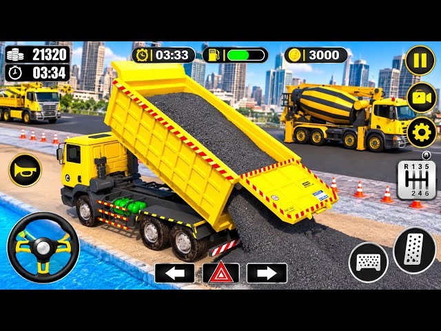 City Road Construction Simulator 3D 🚧 | Heavy Excavator & Truck ( Part 4 )1.1M views 
