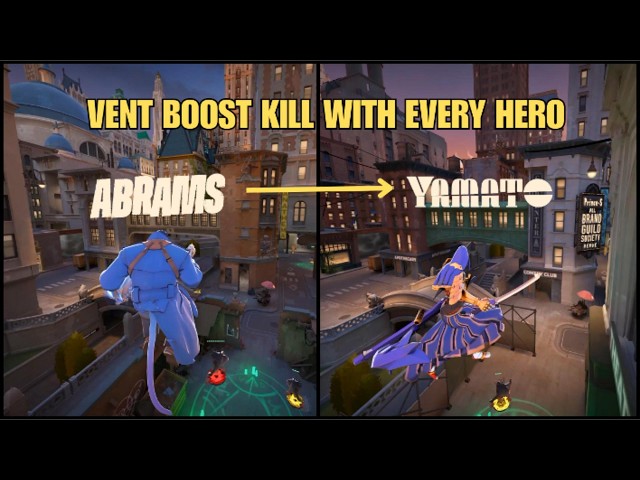 I Got a Vent Boost Kill With Every Hero In Deadlock