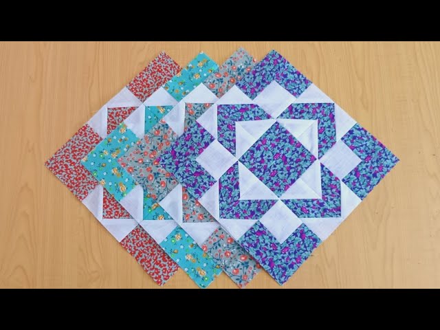 This Quilt Block Techniques  Change Your Quilting Forever! Creative sewing idea