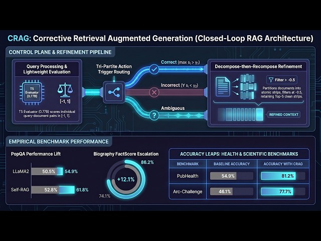 CRAG Audio Deep Dive: Corrective Retrieval Augmented Generation