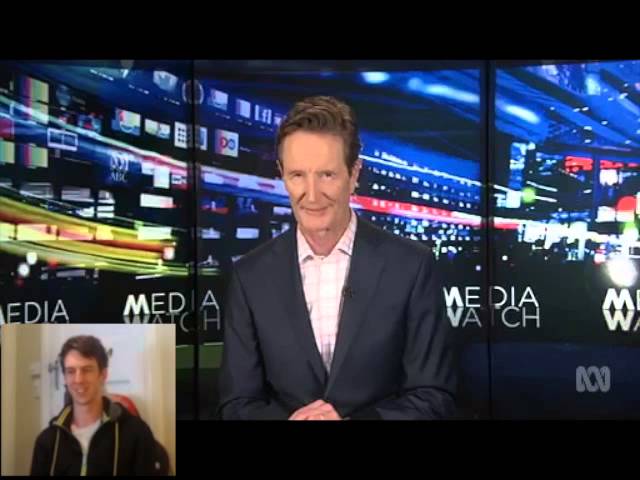 Lewis Spears on Media Watch and Triple J!... Again