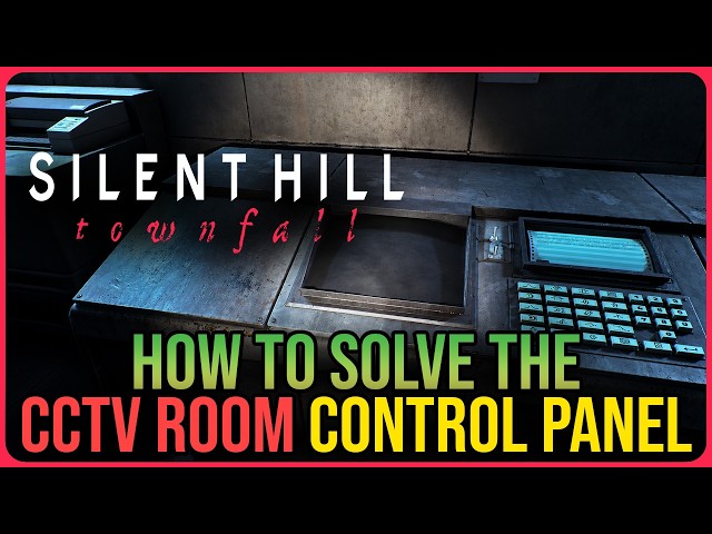 CCTV Room Control Panel Puzzle – Silent Hill Townfall