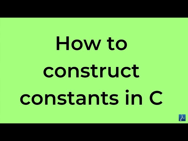 Constants in C (Hands-on) | Rules for constructing C constants | C Programming tutorial