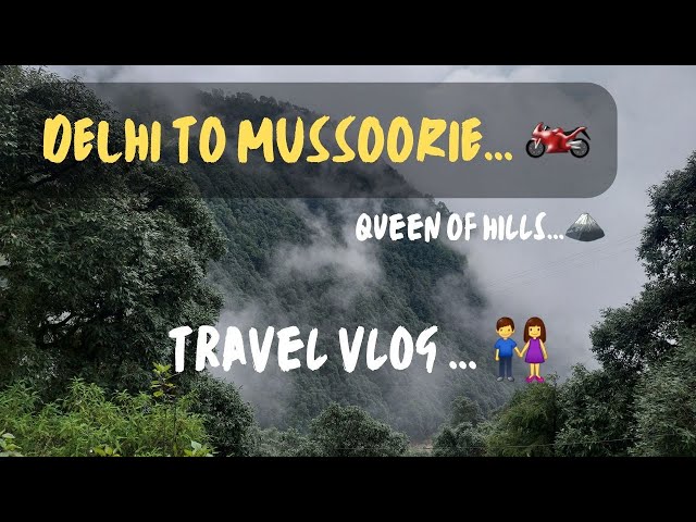 Delhi To Mussoorie Trip - Sep 2023 | First Bike Ride With Wife | Travel Vlog | Part 1 | Bike Trip