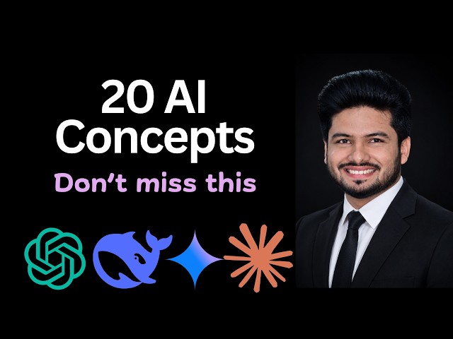 The Only 20 AI Concepts That Actually Matter
