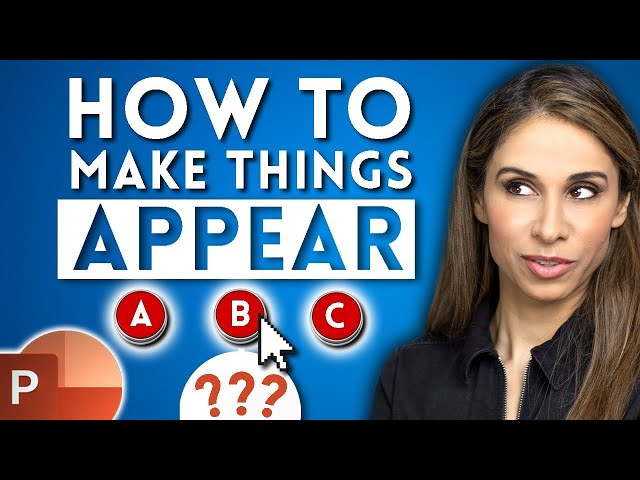 Click to Reveal in PowerPoint | Trigger an Animation When YOU Need
