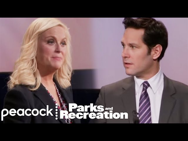 Leslie vs. Bobby: Pawnee City Council Debate | Parks and Recreation